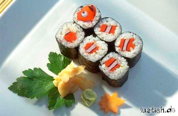 Jetzt wissen wir es: 
Aus Malin und Nemo wird Suschi gemacht......

Guten Appetit!!!!!!